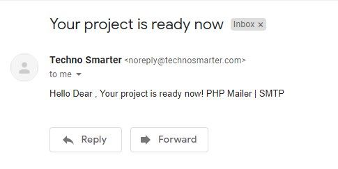 Email success by php mailer and hosting smtp