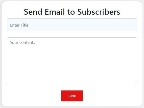 Subscribe system in PHP | Sending email using hosting