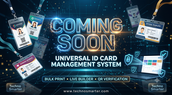 Universal ID Card Management System in PHP MySQL