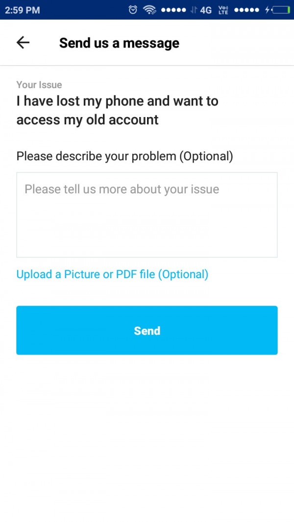 paytm mobile number change if not access old number request