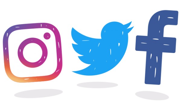 Facebook twitter instgram