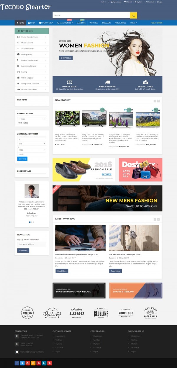 Wordpress Flipmart theme installed screenshot