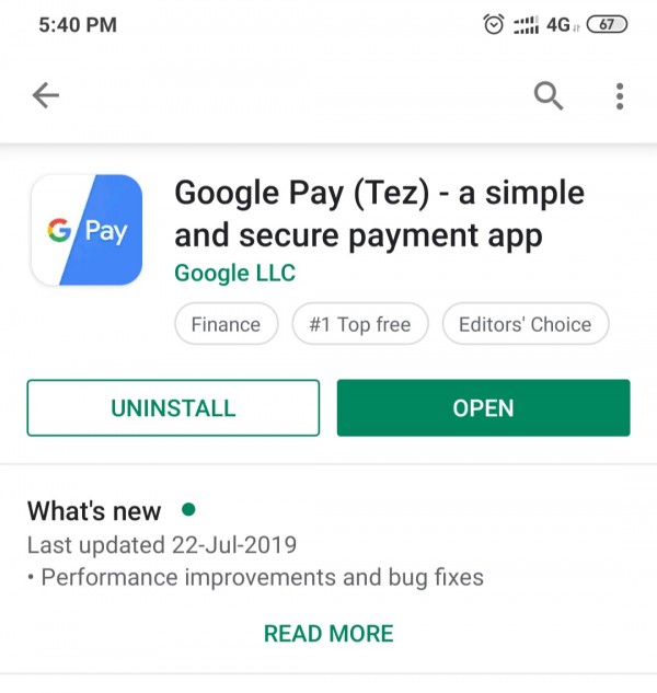 Google pay tez android app