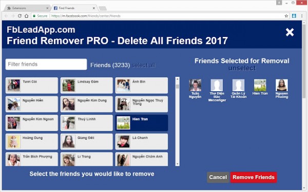 Friend Remover PRO - Delete All Friends