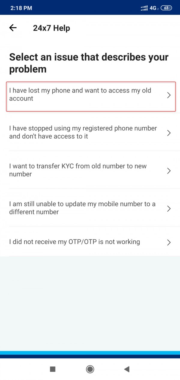 Update paytm old number to new without OTP