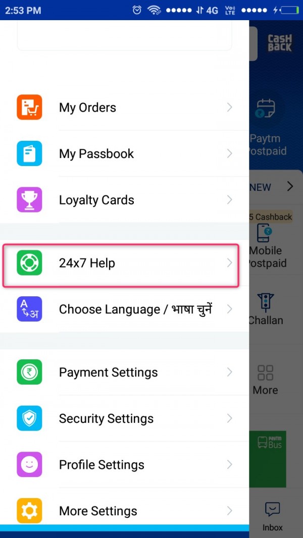 find out paytm 24X7 help support