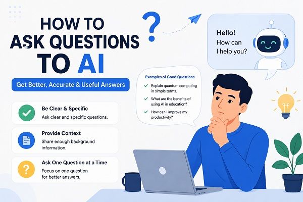 How to ask question to AI