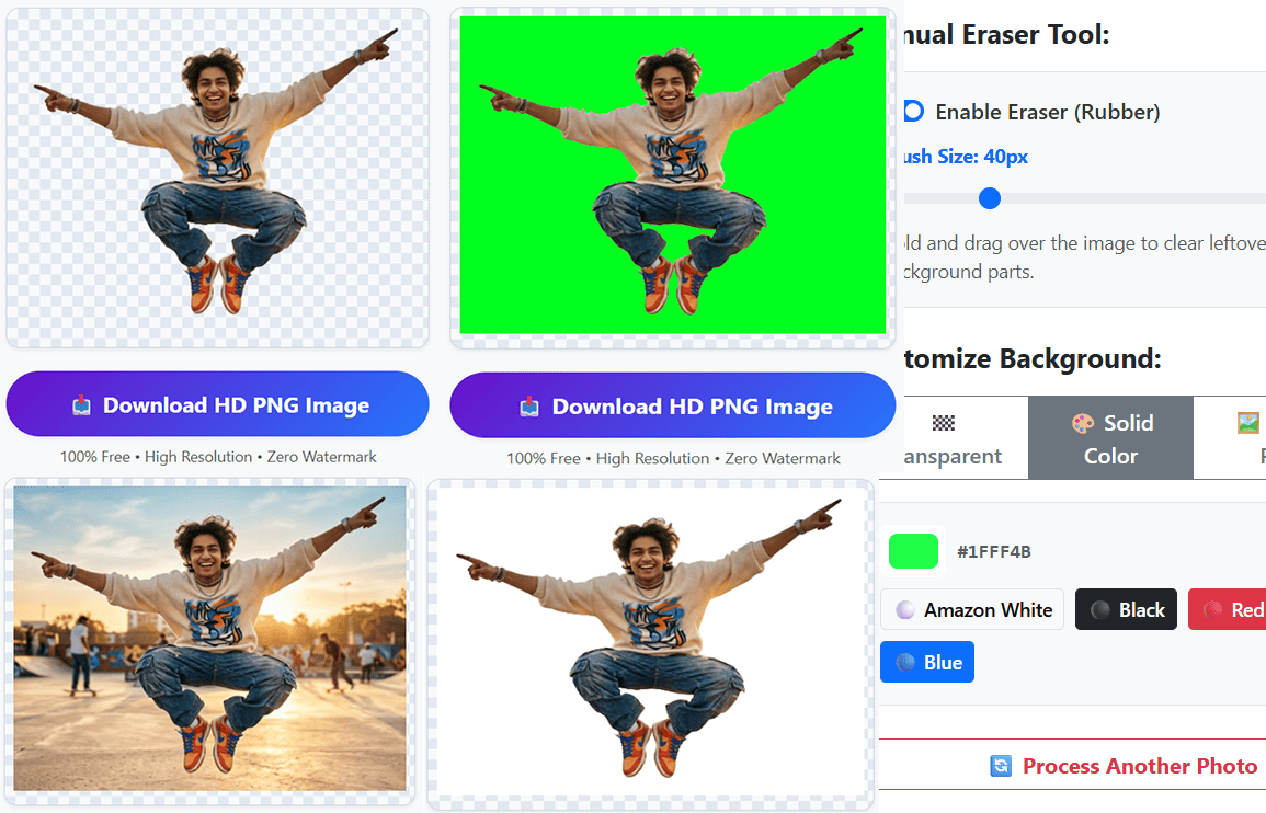 Free AI image background remover