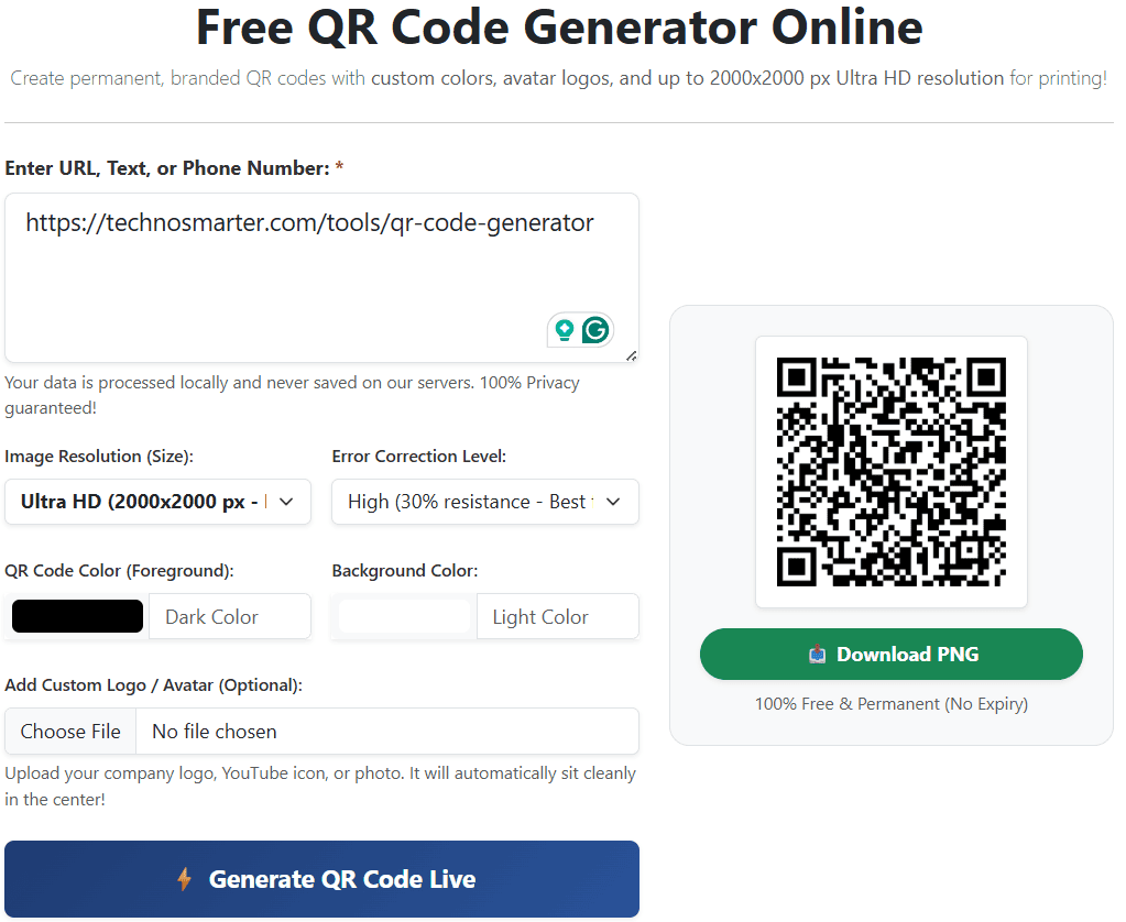 Free QR code generator | Generate qr code online 